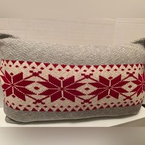 Feather Christmas/Winter Pillow